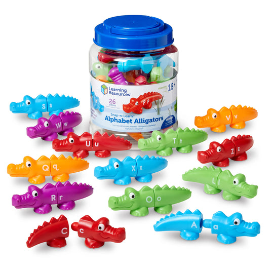 Learning Resources Snap-n-Learn Alphabet Alligators
