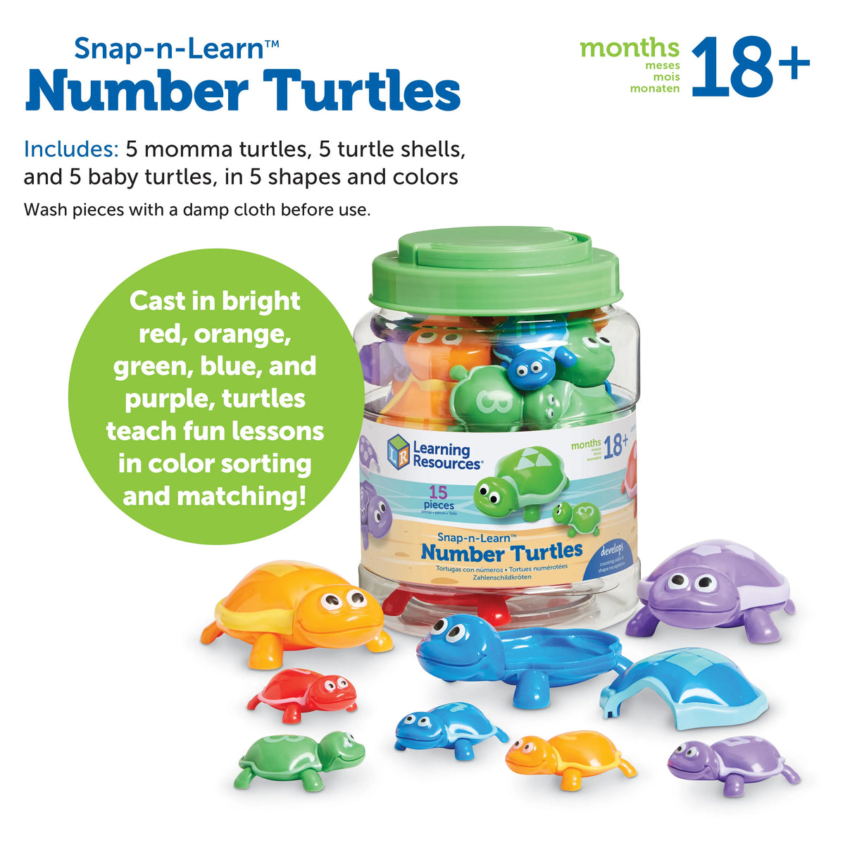 Turtles With Numbers Learning Resources Snap-n-Learn Number Turtles – MY SCHOOL BUS