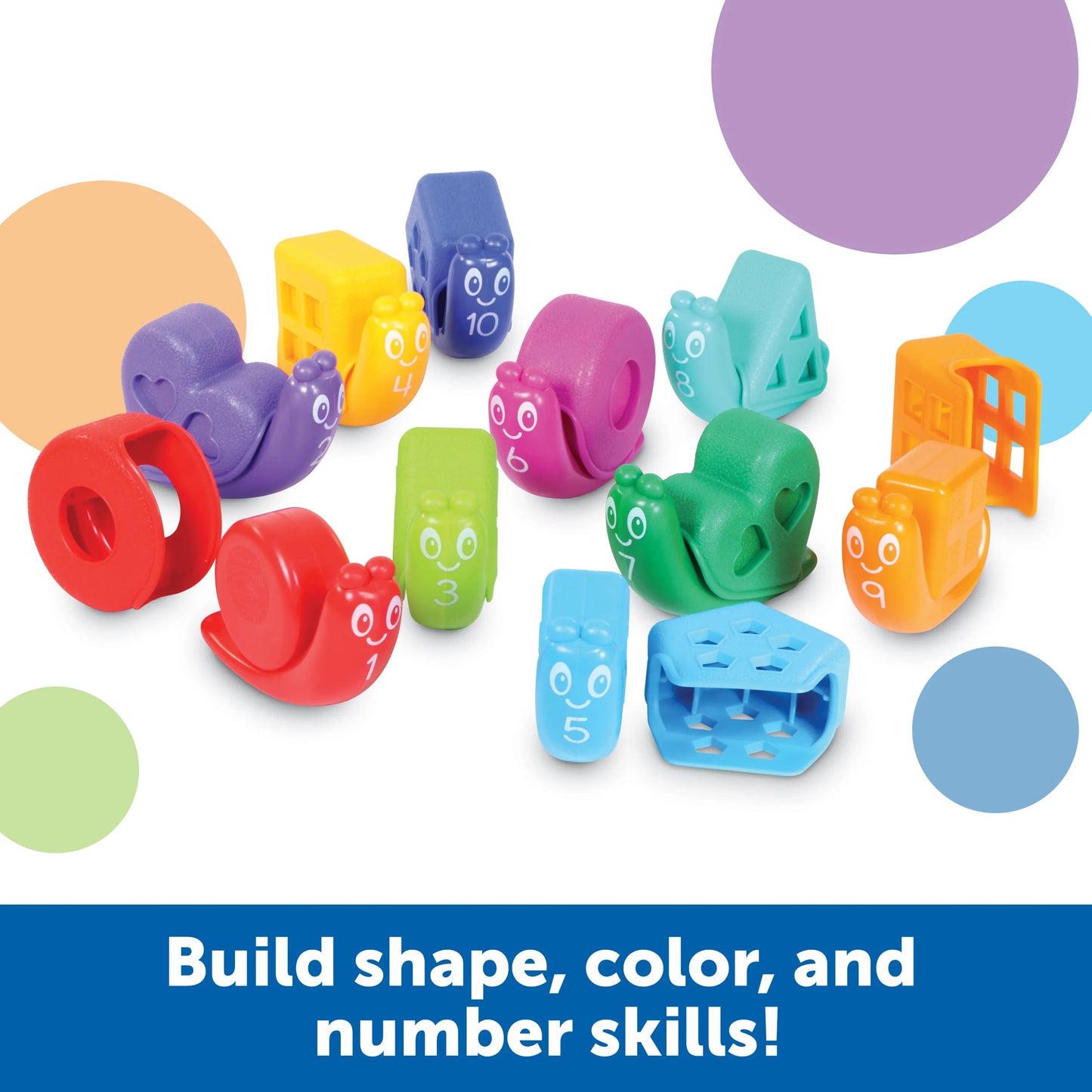 Learning Resources Snap-n-Learn Shape Snails