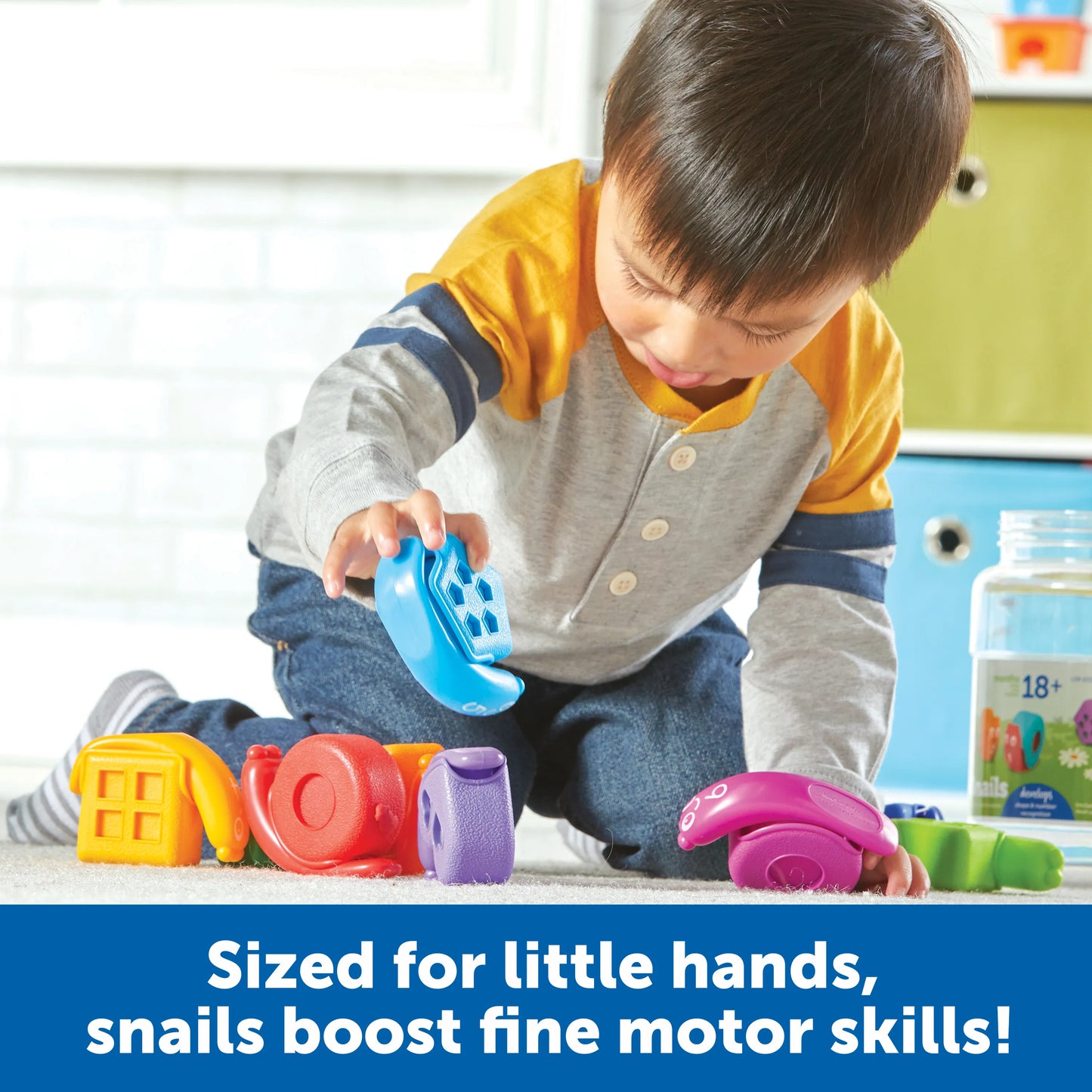 Learning Resources Snap-n-Learn Shape Snails