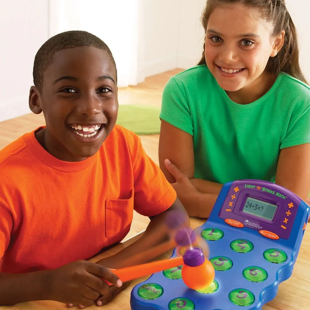 Light String Math Game Learning Resources Light 'N' Strike Math Game – MY SCHOOL BUS