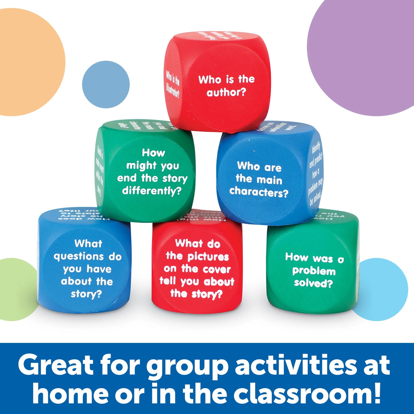 Learning Resources Reading Comprehension Cubes