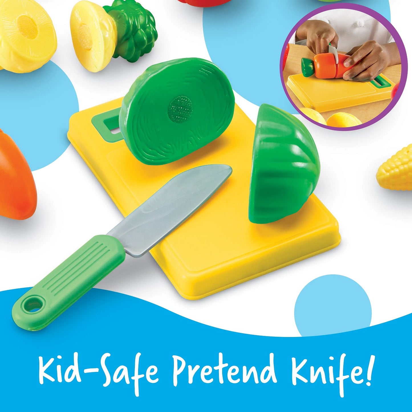 Learning Resources Pretend & Play Sliceable Fruits & Veggies