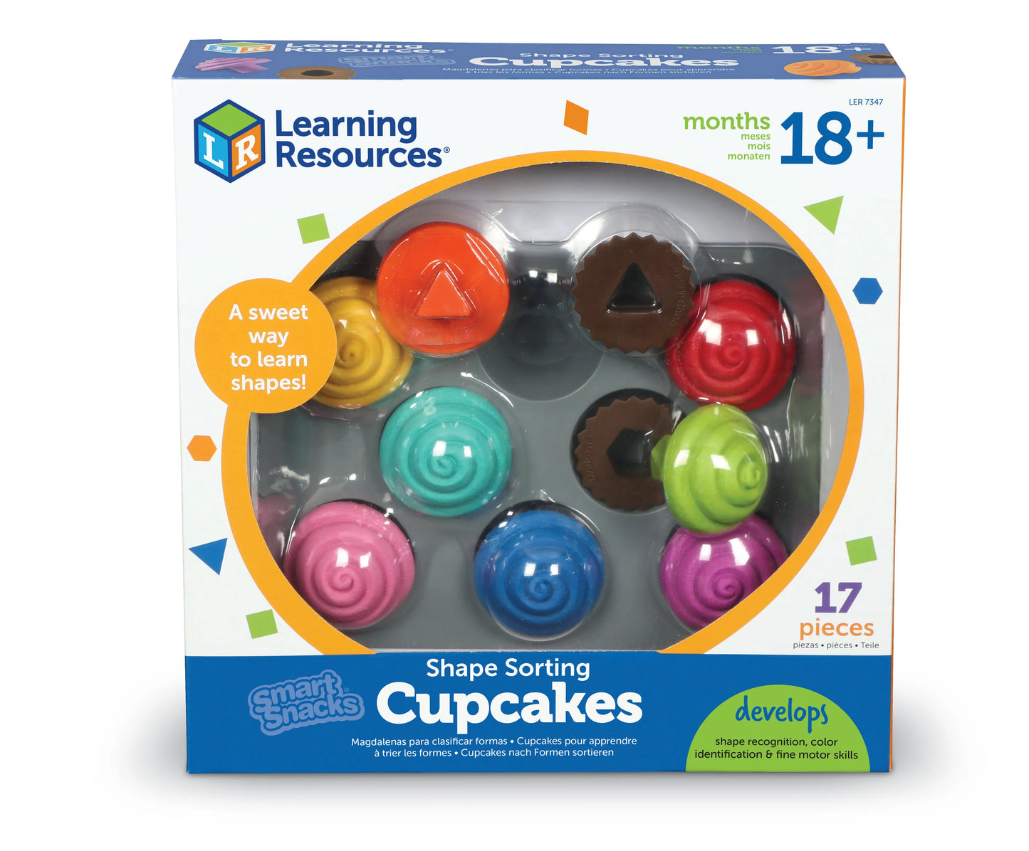Learning Resources Smart Snacks Shape Sorting Cupcakes