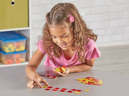 Learning Resources Red & Yellow Counters Set of 200