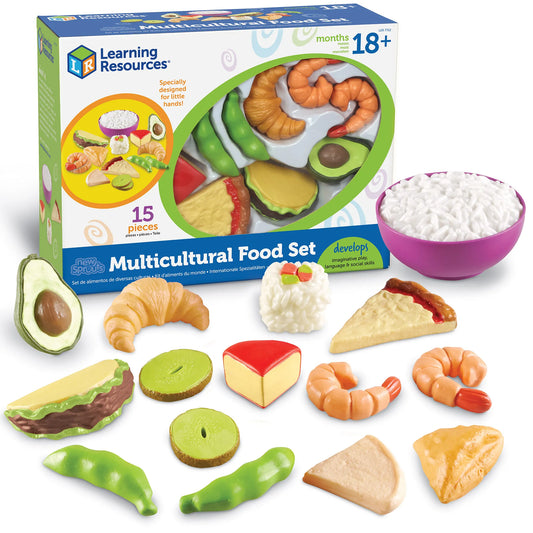 Learning Resources New Sprouts Multicultural Food Set