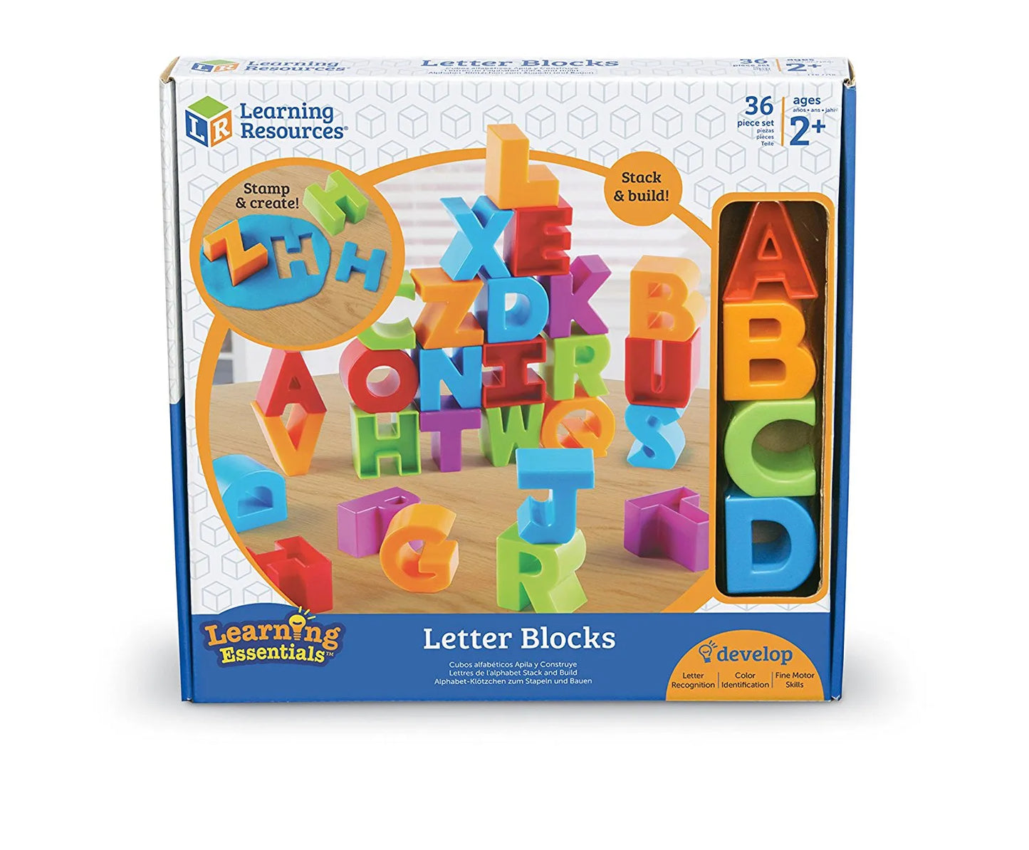 Learning Resources Stack & Build Letter Blocks