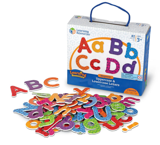 Learning Resources Magnetic Uppercase & Lowercase Letters