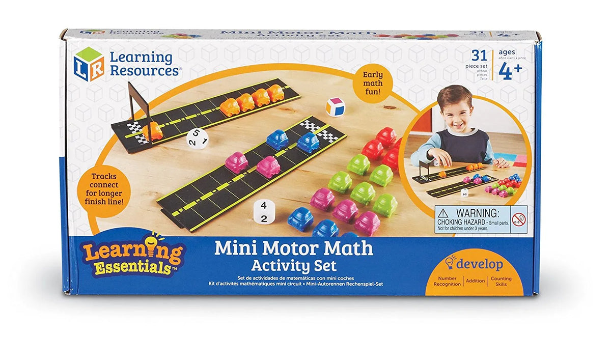 Mini Learning Resource Learning Resources Mini Motor Math Activity Set – MY SCHOOL BUS