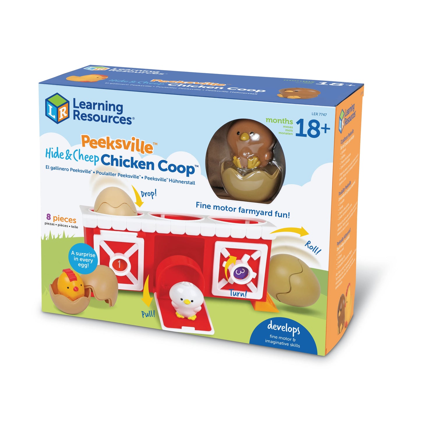 Learning Resources Peeksville Hide & Cheep Chicken Coop