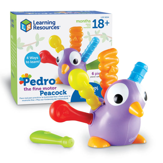 Learning Resources Pedro the Fine Motor Peacock