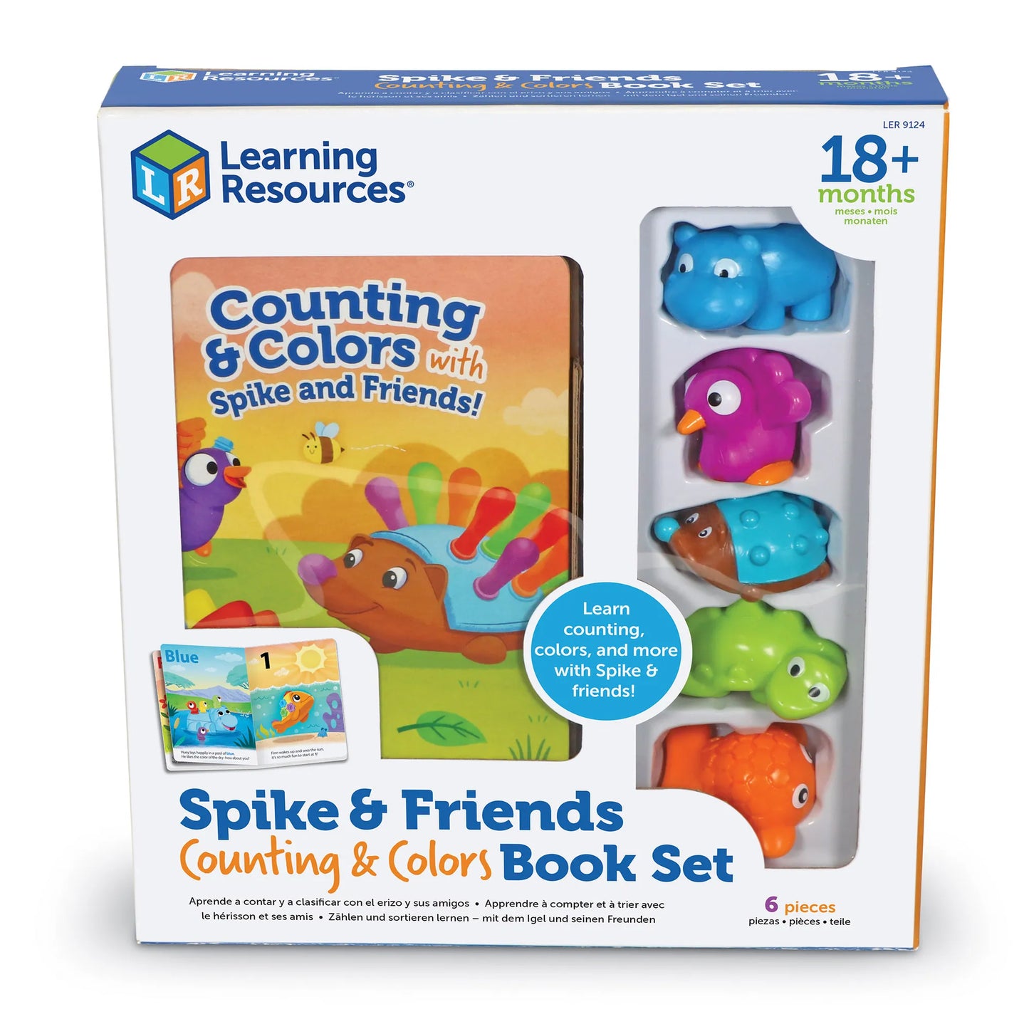 Learning Resources Spike and Friends Colors & Counting Book Set