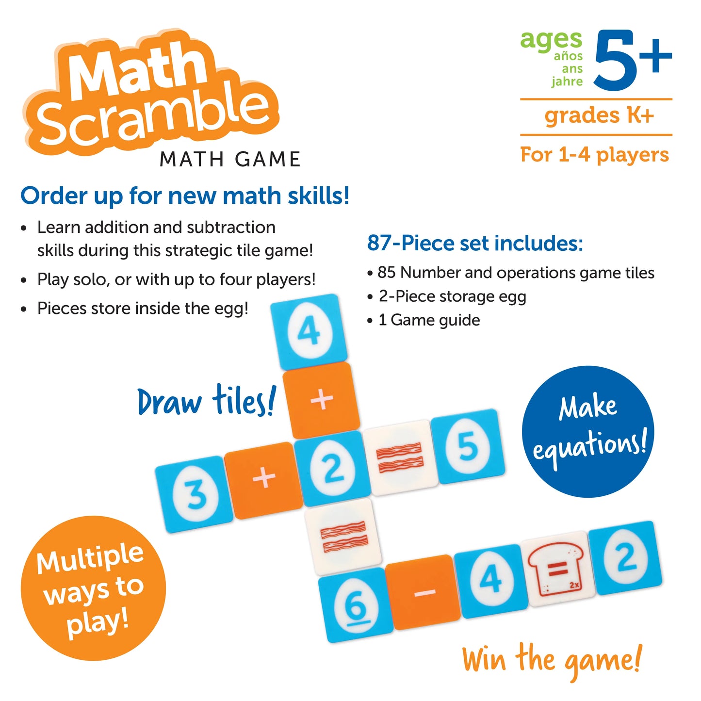 Learning Resources Math Scramble