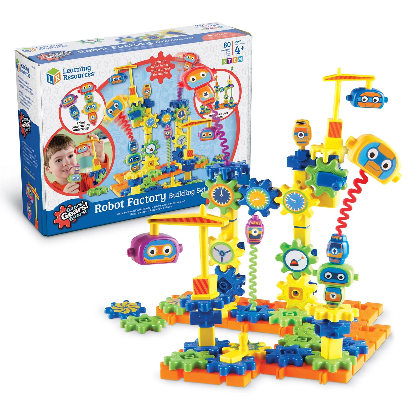 Learning Resources Gears! Gears! Gears!® Robot Factory Building Set