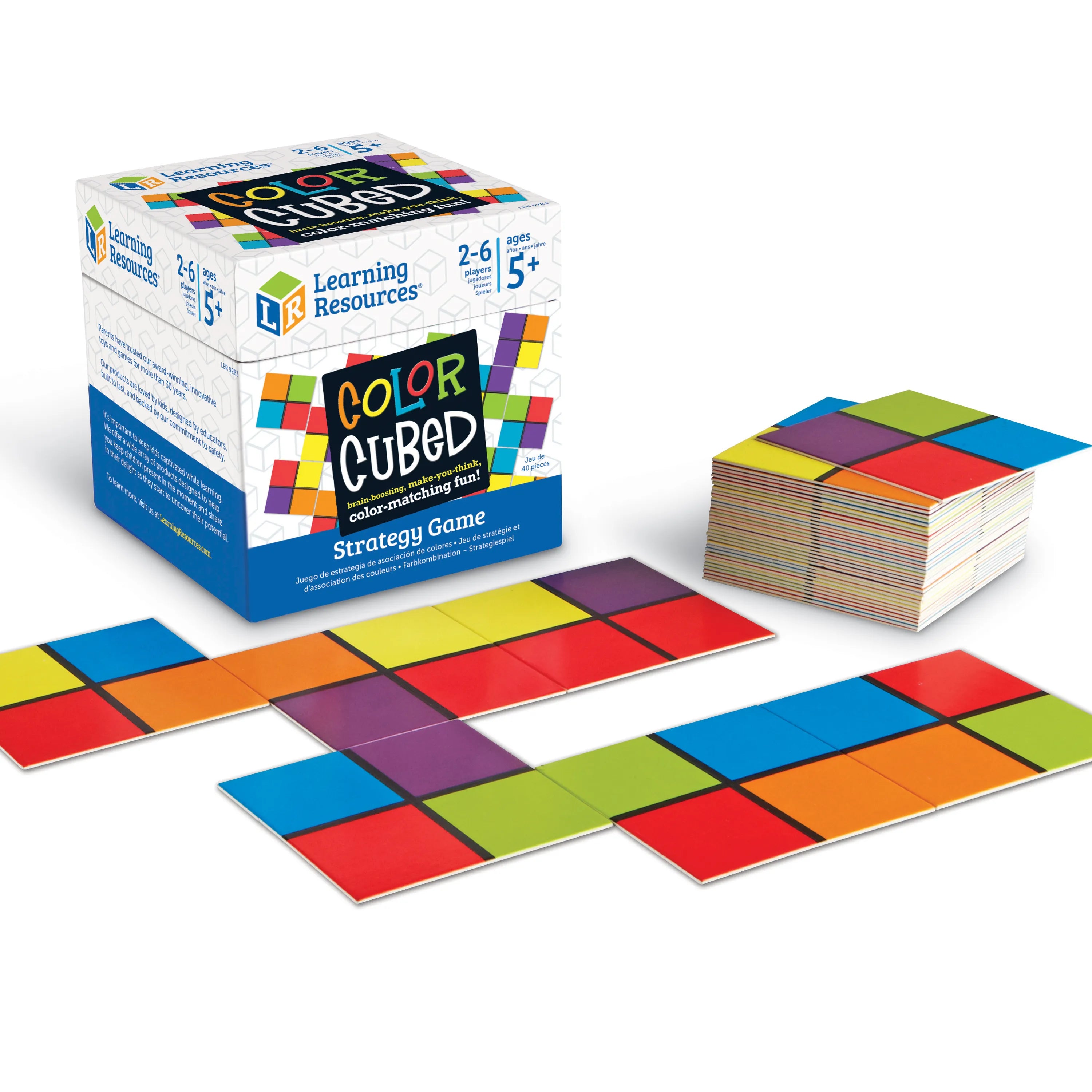 Learning Resources Colorblock Learning Resources Color Cubed Strategy Brain Boosting Game – MY SCHOOL BUS