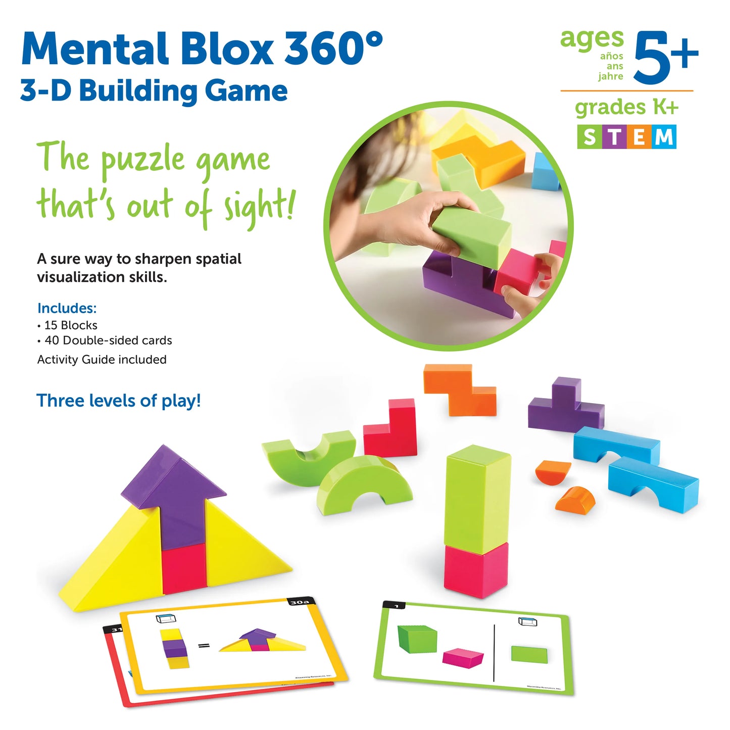Learning Resources Mental Blox 360 Building Game