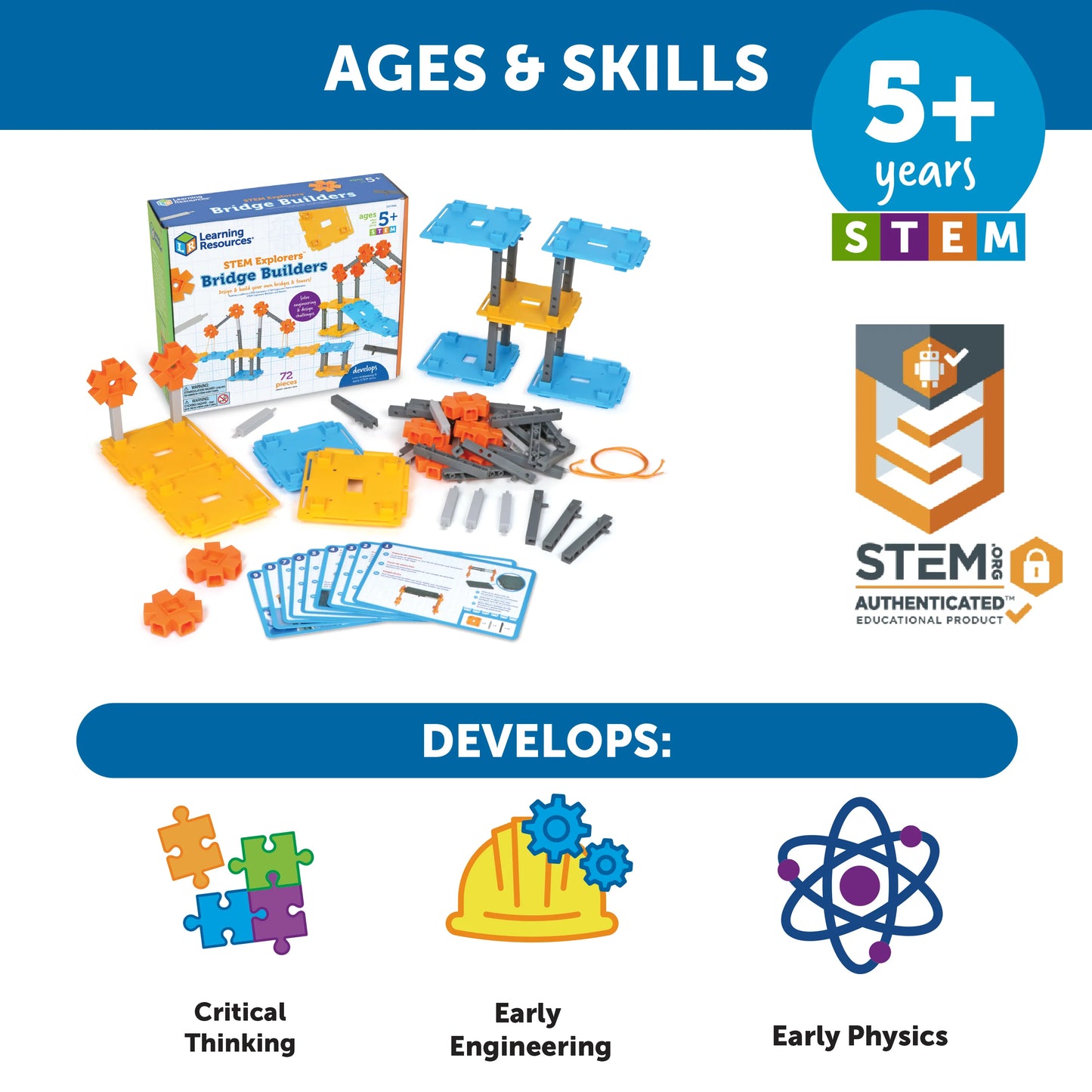 Learning Resources STEM Explorers Bridge Builders