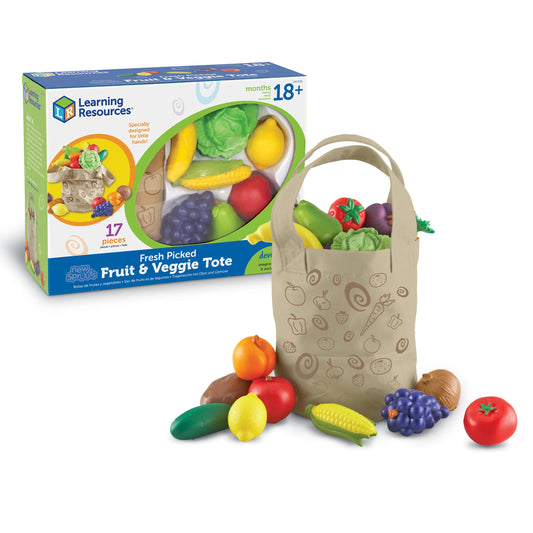 Learning Resources New Sprouts Fruit & Veggies Tote