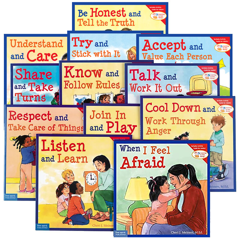 Free Spirit Learning to Get Along 12 Picture Book Set 行為、情商及社交 12冊繪本套裝
