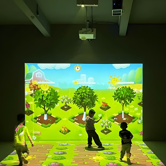 Kindermatic Interactive Projection System – Floor, Wall and Immersive Games 互動投影地板與牆面沉浸式遊戲系統