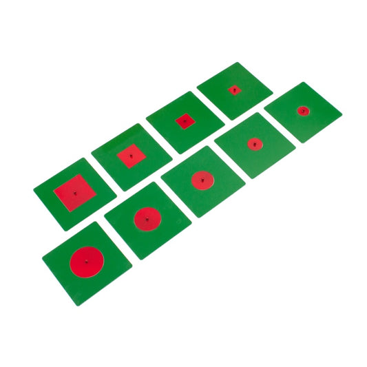 Kindermatic Montessori Metal Inscribed And Concentric Figures