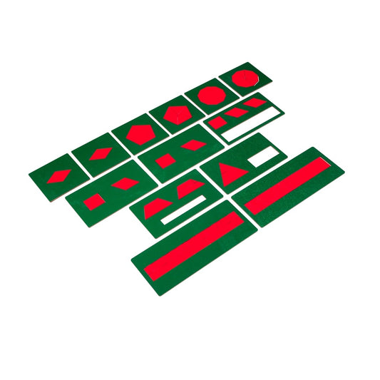 Kindermatic Montessori Equivalent Figure Material 蒙特梭利 等面積