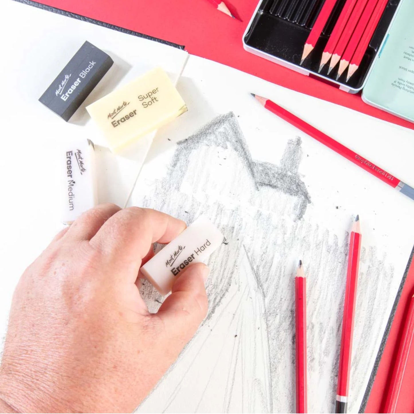 Mont Marte Erasers 美術繪畫橡皮擦