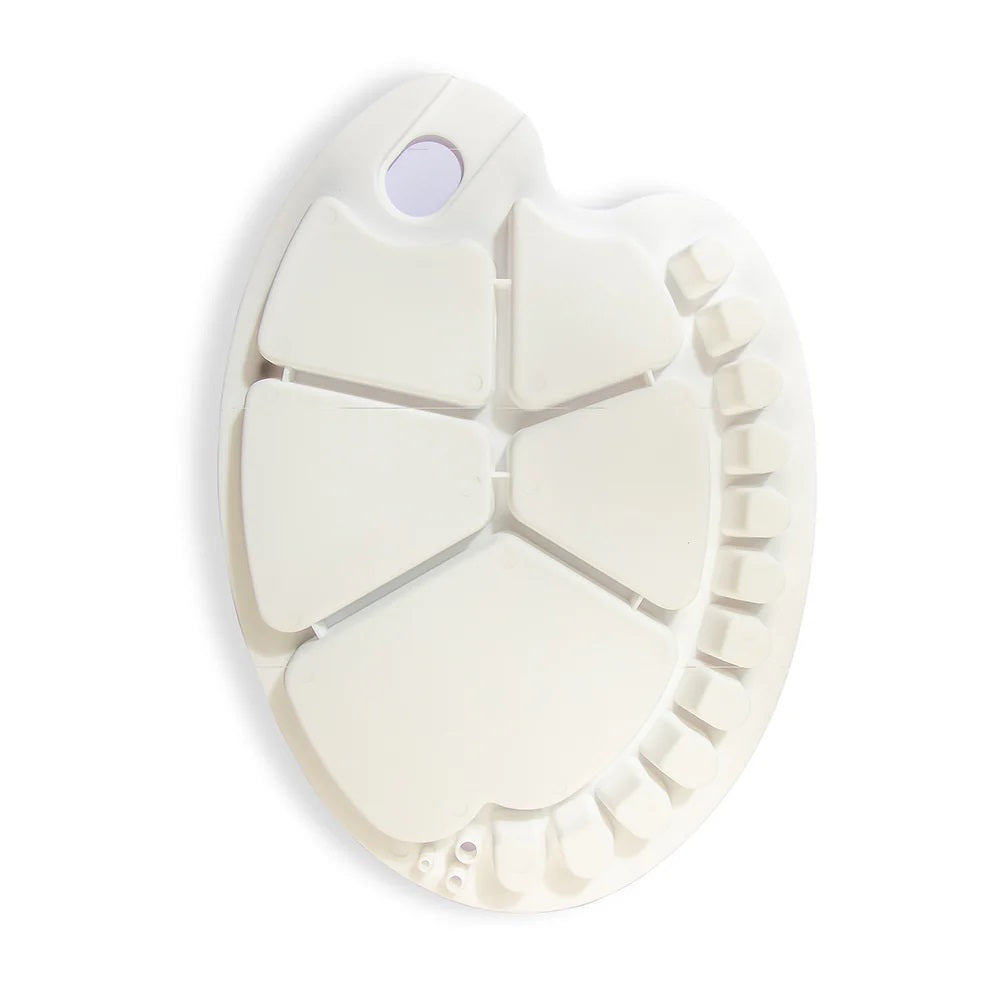Mont Marte Oval Plastic Palette Discovery 34 x 25cm 橢圓形塑膠調色板