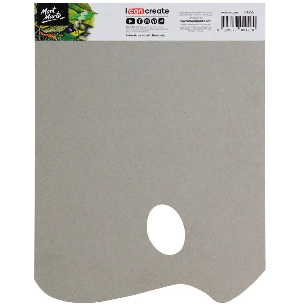 Mont Marte Tear-off Paper Palette Signature 50gsm 36 Sheet 可擲便攜式調色盤36頁