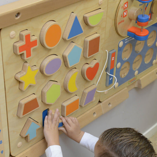 Masterkidz Wall Elements - Magnetic Shape Matching Panel 牆面遊戲 - 磁性形狀配對
