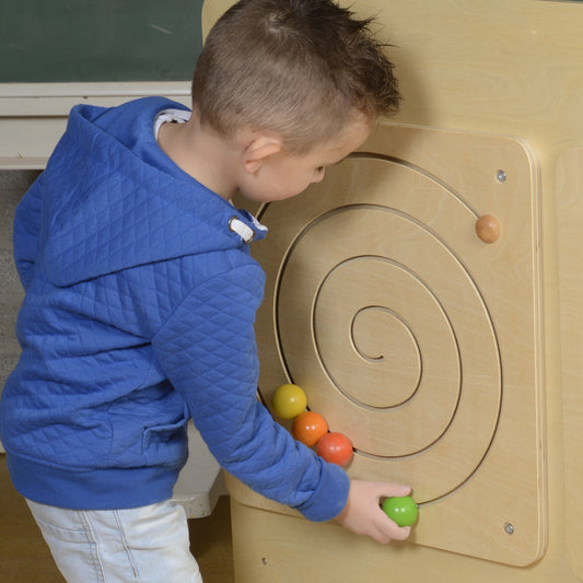Masterkidz Wall Elements - Spiral Sliding Maze 牆面遊戲 - 螺旋滑軌
