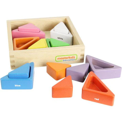 Masterkidz Blocks n' Cups Triangle Matching Game 顏色形狀對對碰 - 三角形配對遊戲