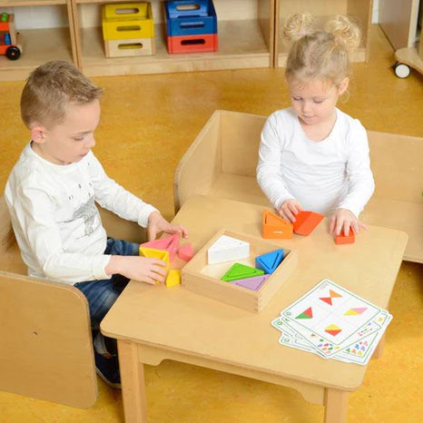 Masterkidz Blocks n' Cups Triangle Matching Game 顏色形狀對對碰 - 三角形配對遊戲