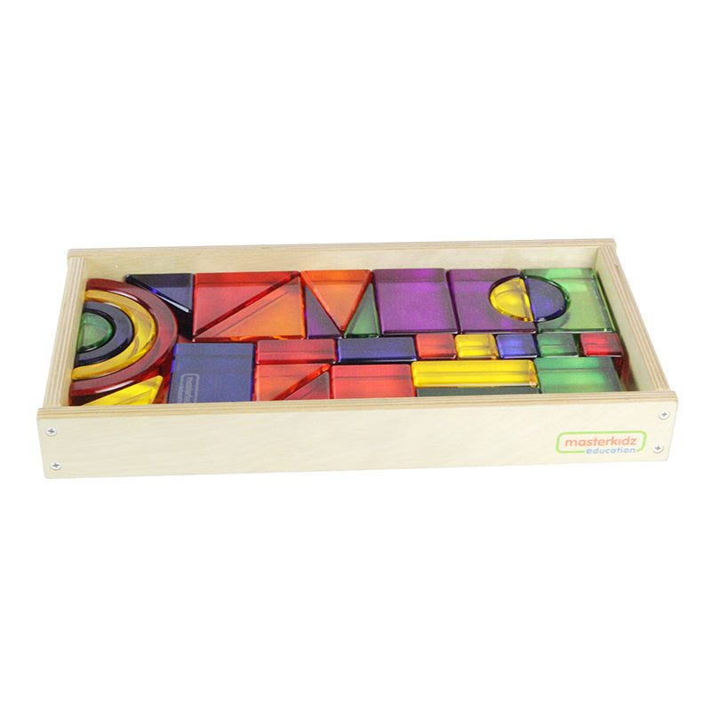Masterkidz Translucent Colour Block Set 30 Piece 色彩水晶積木30件套