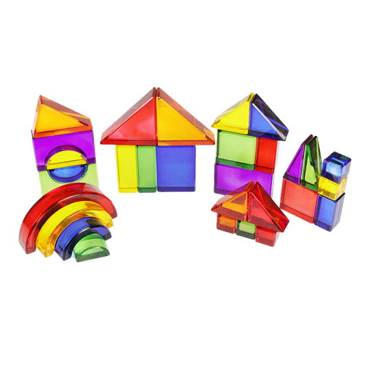 Masterkidz Translucent Colour Block Set 30 Piece 色彩水晶積木30件套