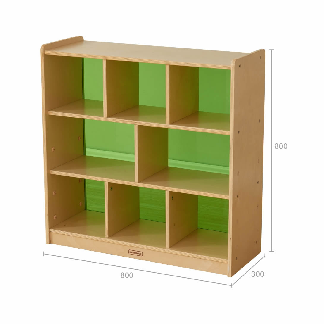 Norwood H800 × L800 x D300mm 8 Compartment Shelving Unit 實木8格櫃