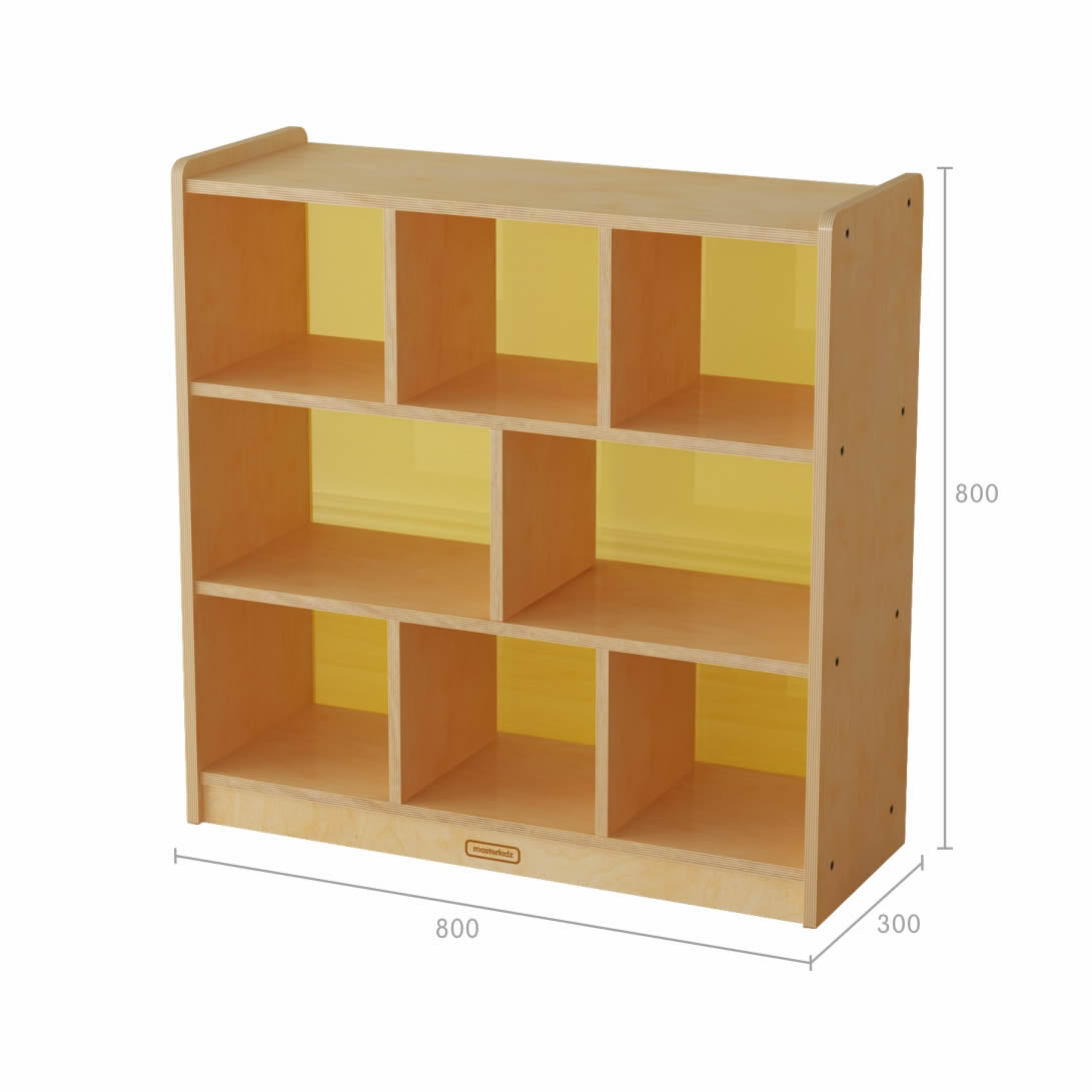 Norwood H800 × L800 x D300mm 8 Compartment Shelving Unit 實木8格櫃