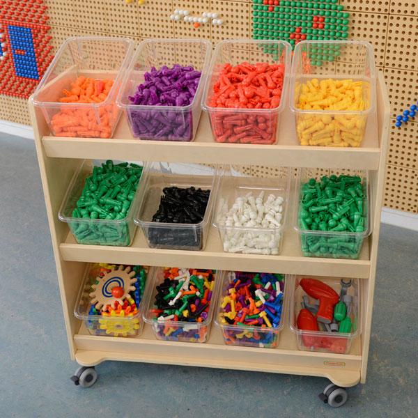 Masterkidz Mobile Shelving Unit 移動手推車