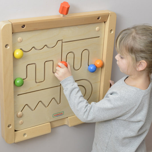 Masterkidz Wall Elements - Waves and Lines Sliding Maze