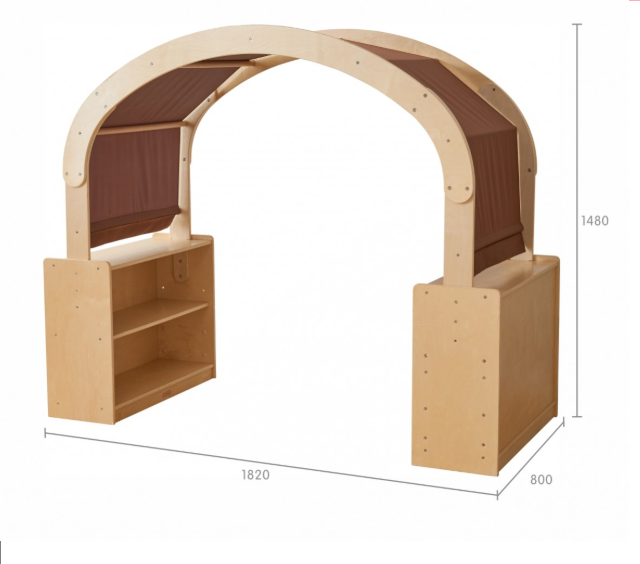 Masterkidz Quiet Corner with Brown Roof 安靜角落(棕色布頂)