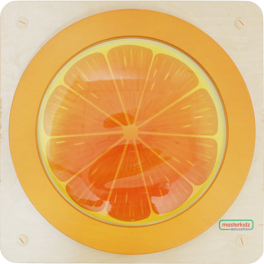Masterkidz Wall Element - Squashy Sensory Training Orange Slice 牆面遊戲 - 感官訓練流體橙片