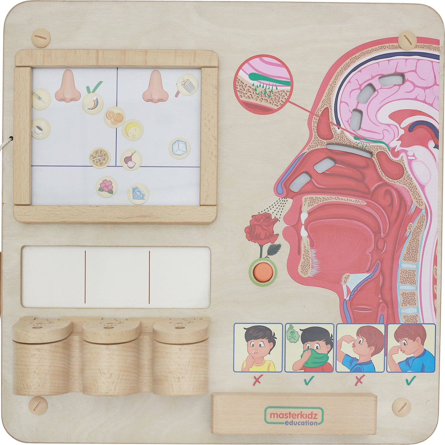 Masterkidz Wall Elements - Sense of Smell 牆面遊戲 - 嗅覺