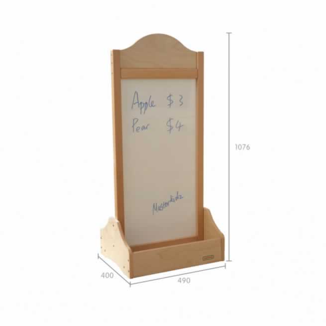 Masterkidz Floorstand Dry Erase White Board and Magnetic Chalk Board 立式雙面白板/黑板