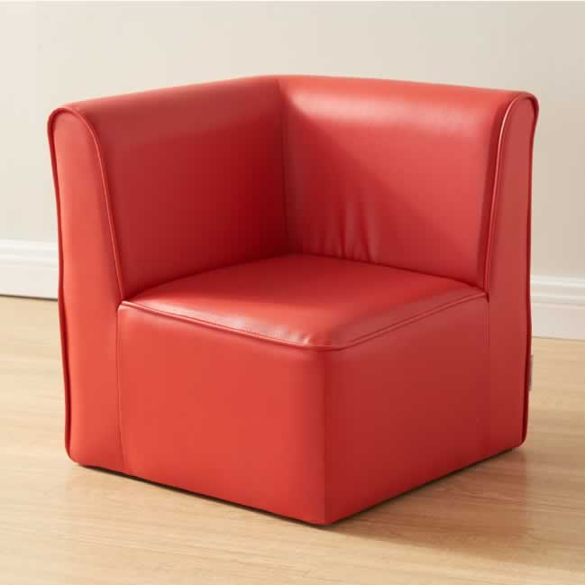 Masterkidz Modular Kids Sofa -  Vivid Red  自由組合兒童沙發系列 - 紅色