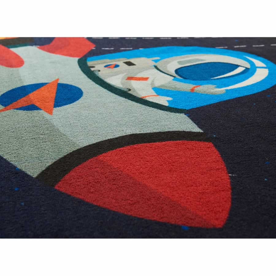 Masterkidz 3000L Oval-Shaped Rug(Outer Space) - 3000L x 2000W 橢圓形地毯(太空漫遊) - 3000L × 2000W