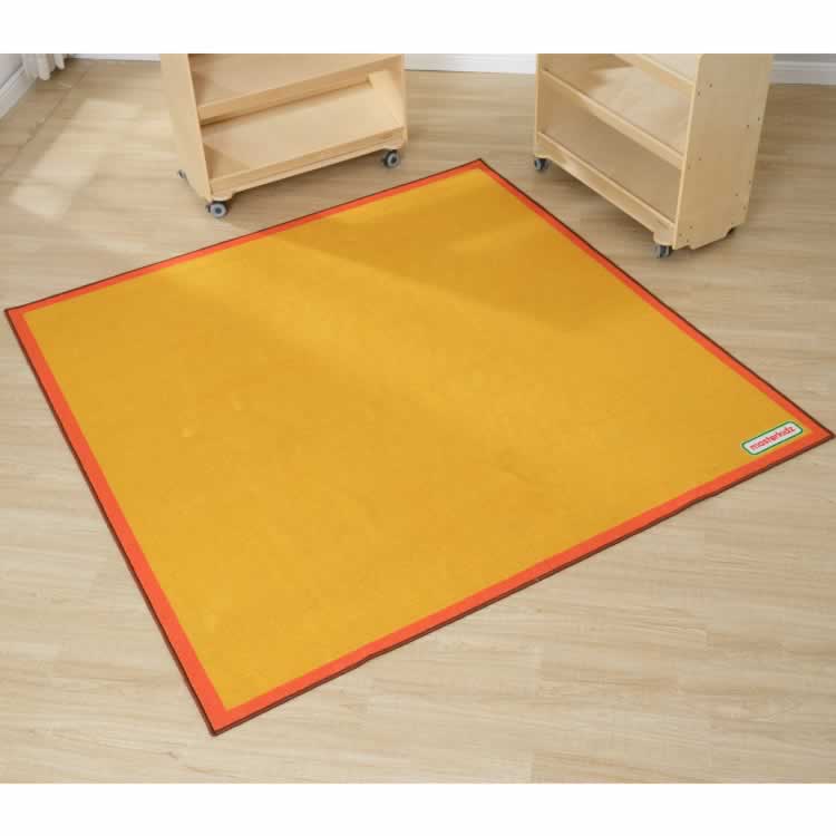 Masterkidz 2 Tone Square Classroom Rug (Yellow) - 2000L 雙色正方形地毯(陽光色) - 2000L