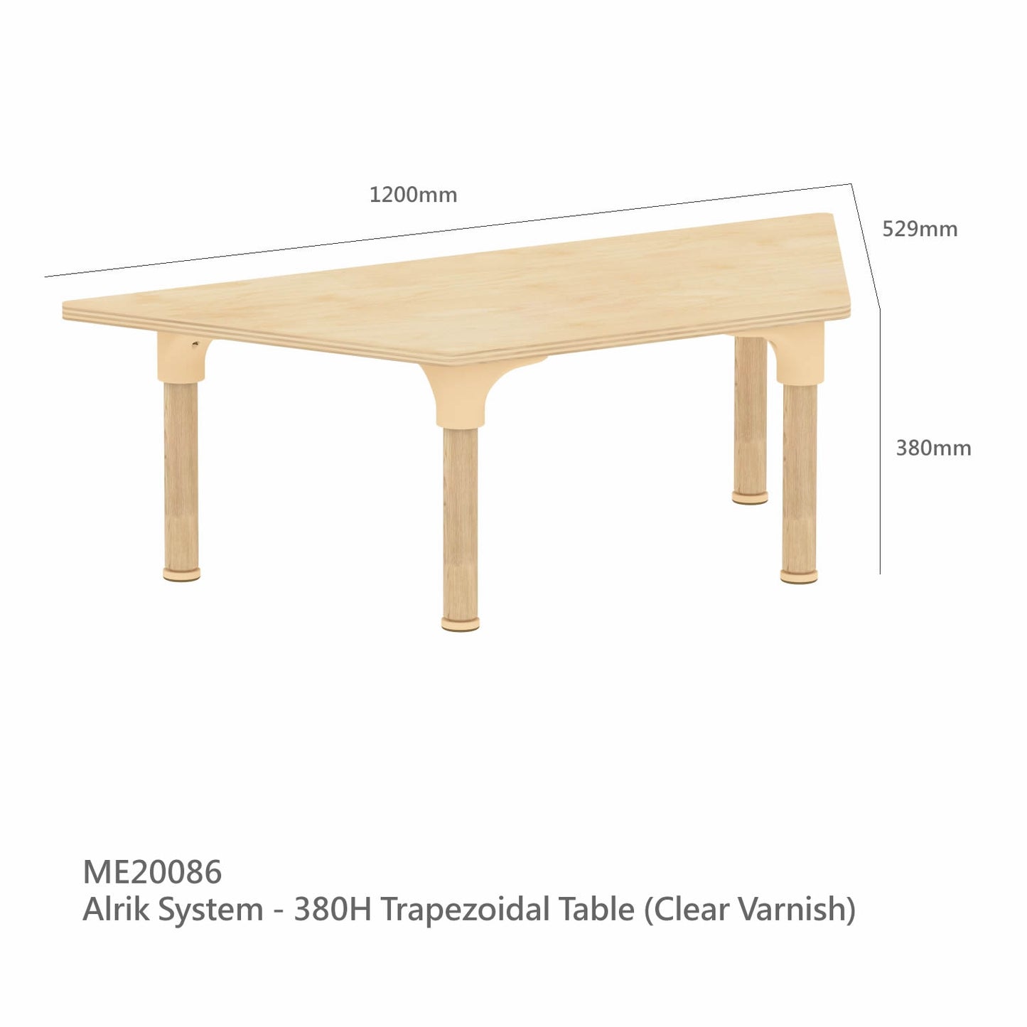 Masterkidz Alrik System Trapezoidal Table 阿曆克系列 梯形學習桌