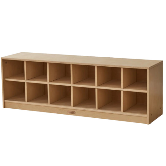 Masterkidz 1200L 12-Compartment Shoe Bench - Plywood 12格鞋櫃長凳