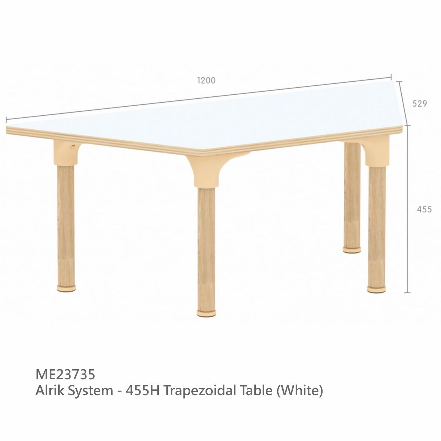 Masterkidz Alrik System Trapezoidal Table 阿曆克系列 梯形學習桌