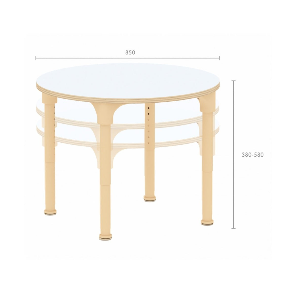 Masterkidz Alrik System - Ø850mm Circular Table 圓形學習桌